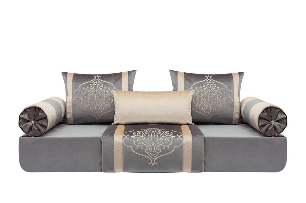 BRODÉ  LUXE GRIS FONCÉ