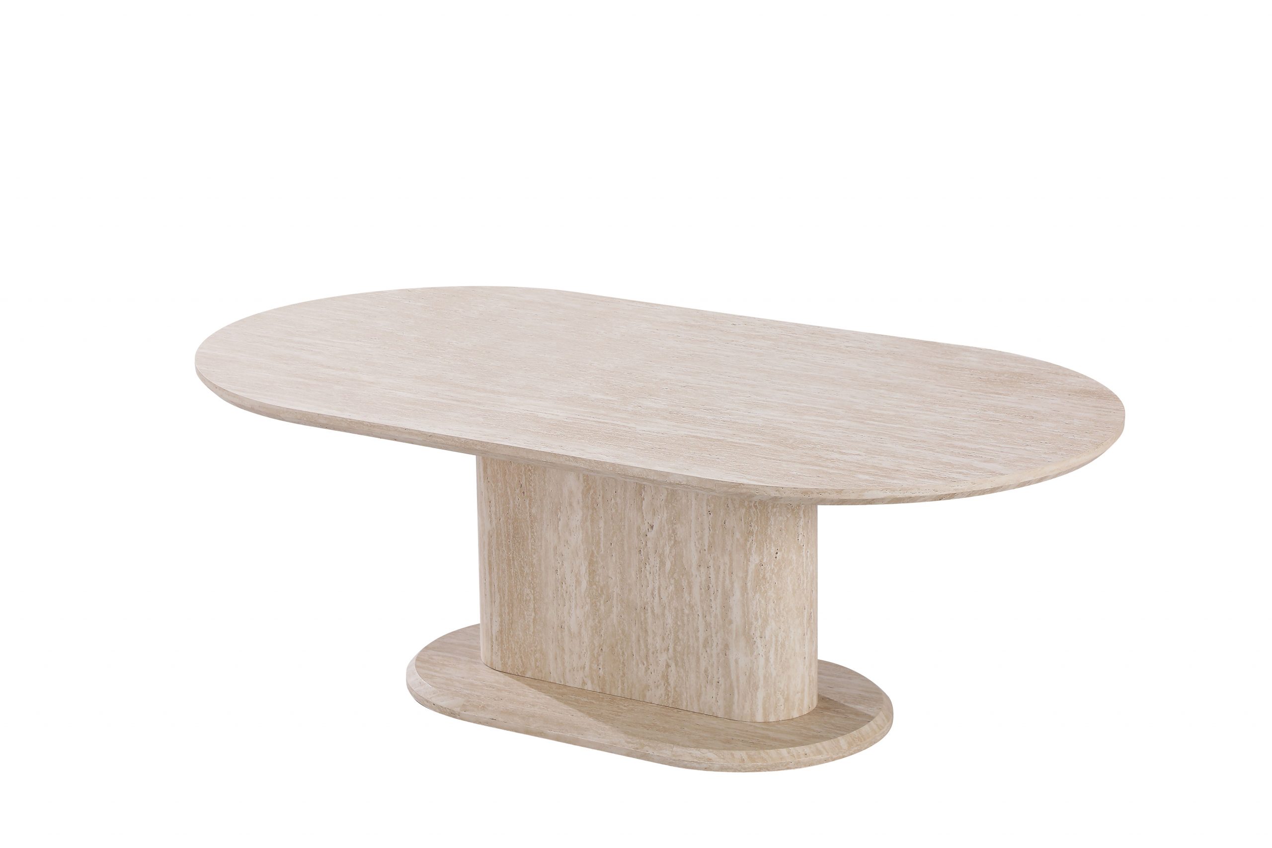 table basse effet travertin BEIGE